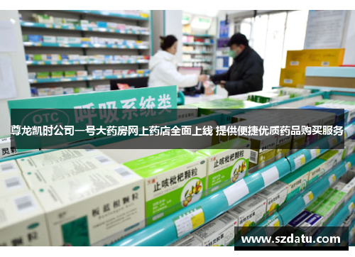 尊龙凯时公司一号大药房网上药店全面上线 提供便捷优质药品购买服务